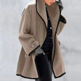Toledo Tie-Front Button Trench Coat for Women