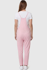 Sierra Relaxed Maternity Jumpsuit with Adjustable Straps and Pockets