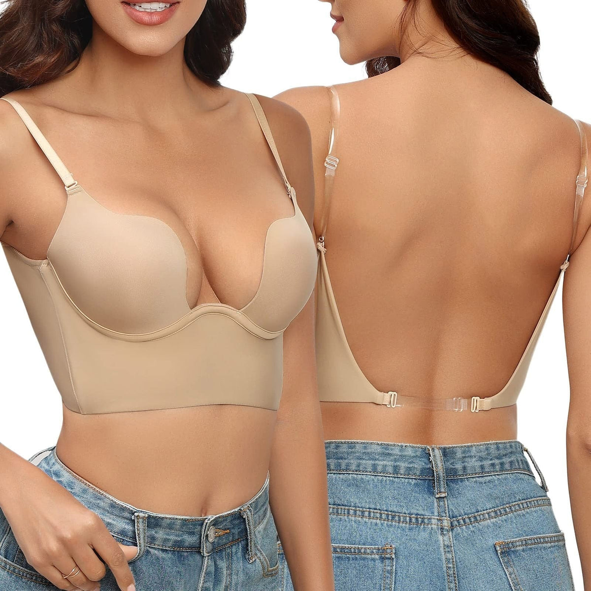 Soft Seamless Push-Up Bra with Shaping Fit
