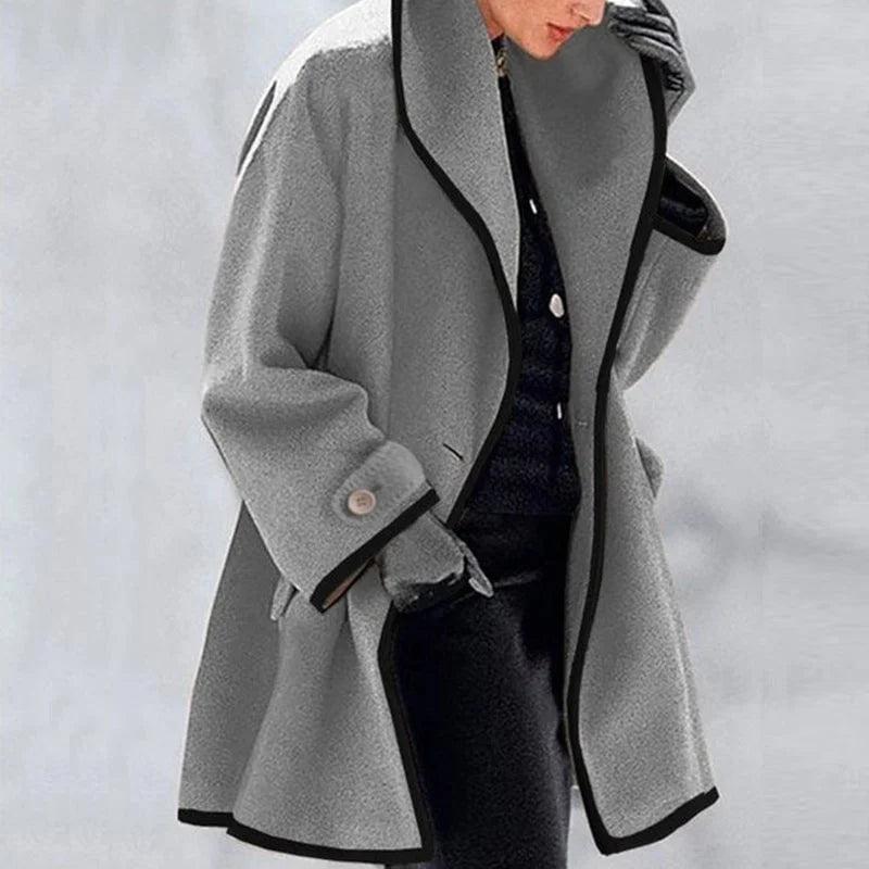 Toledo Tie-Front Button Trench Coat for Women