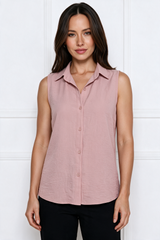 Mia elegant casual sleeveless tunic blouse – product photo 9