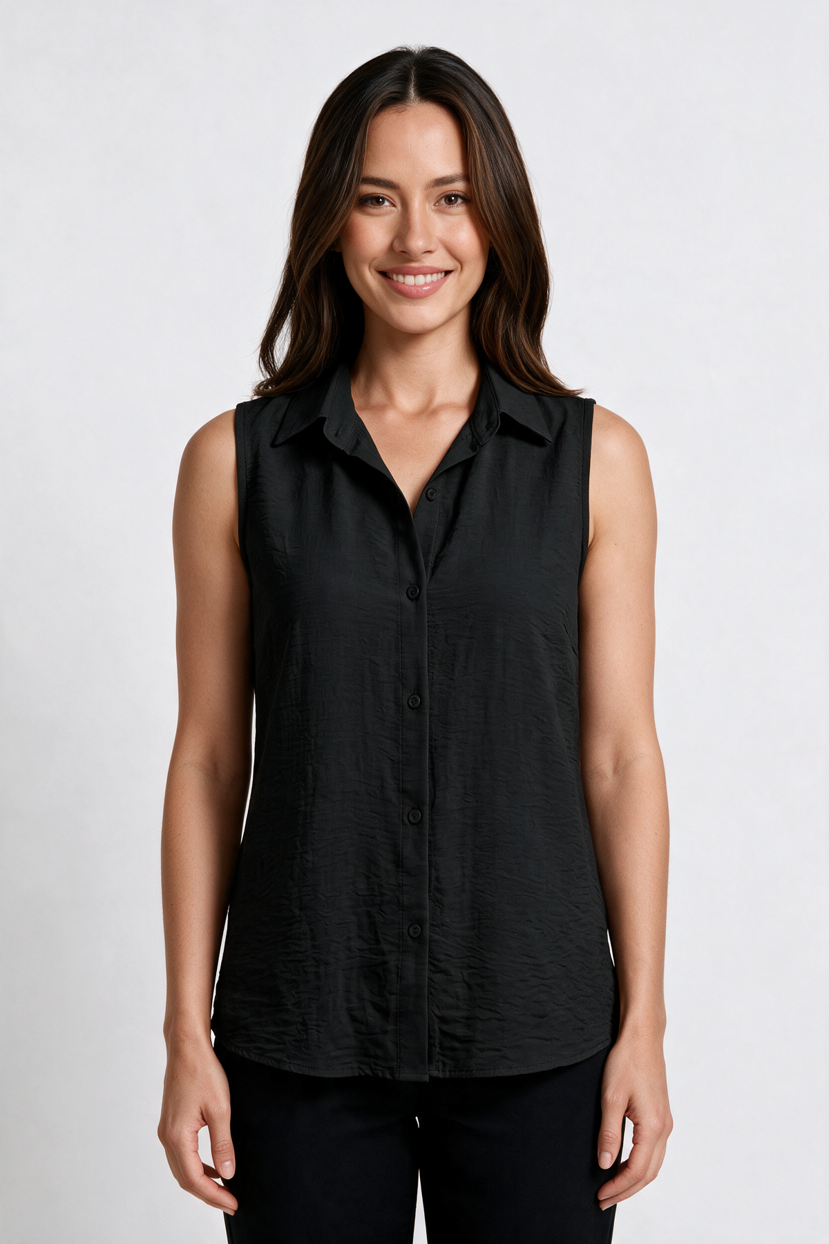 Mia | Elegant Casual Sleeveless Tunic Blouse