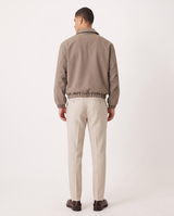 Ethan | Classic Elegant Tailored Trousers — Beige, back