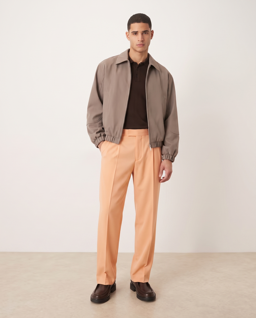 Ethan | Stylish Tailored Double Pleat Trousers