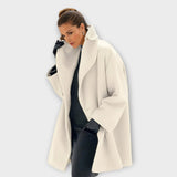 Toledo Tie-Front Button Trench Coat for Women