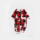 Matching Family Christmas Pajamas Plaid Reindeer Set for Adults