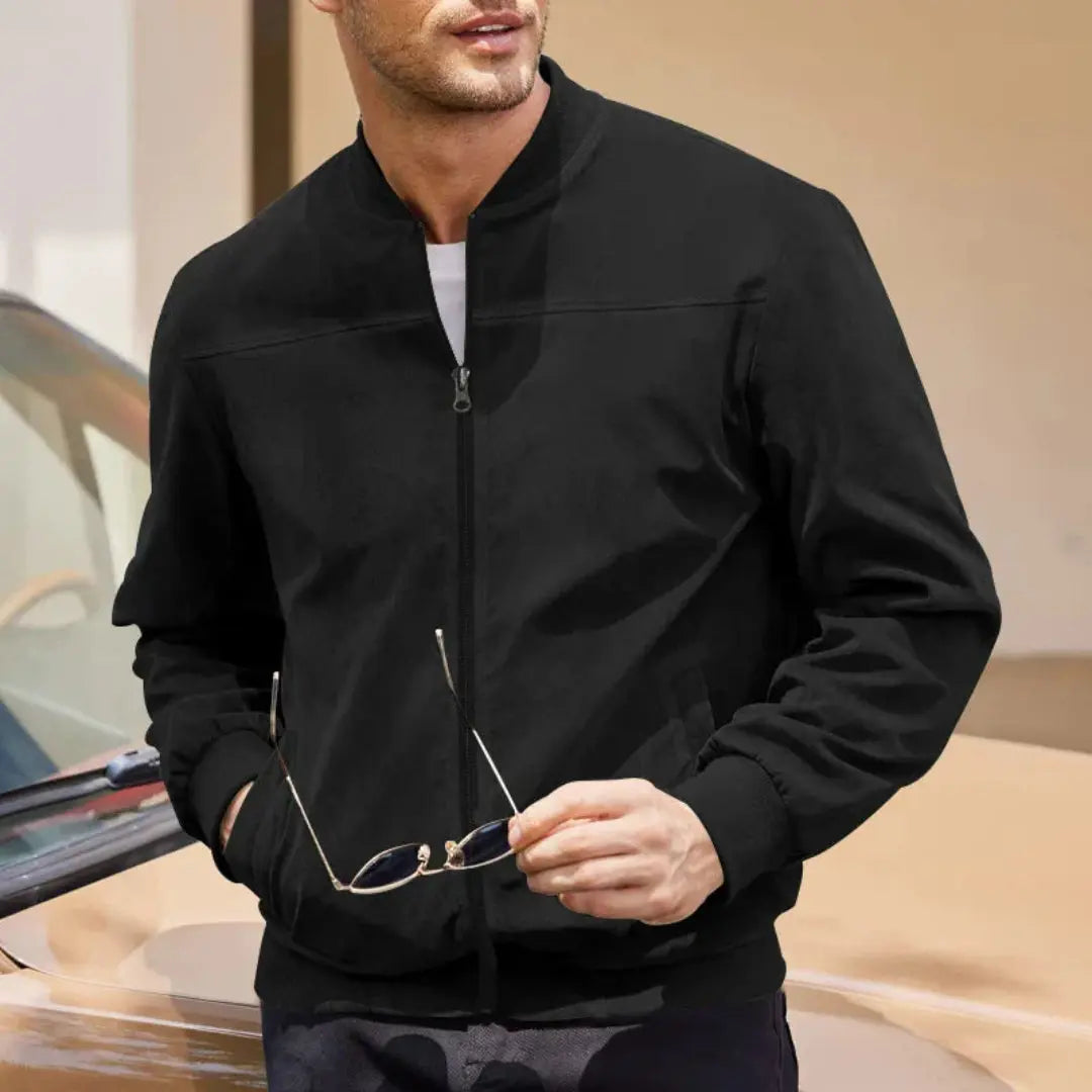 Innsbruck Men's Ribbed Collar Bomber Jacket