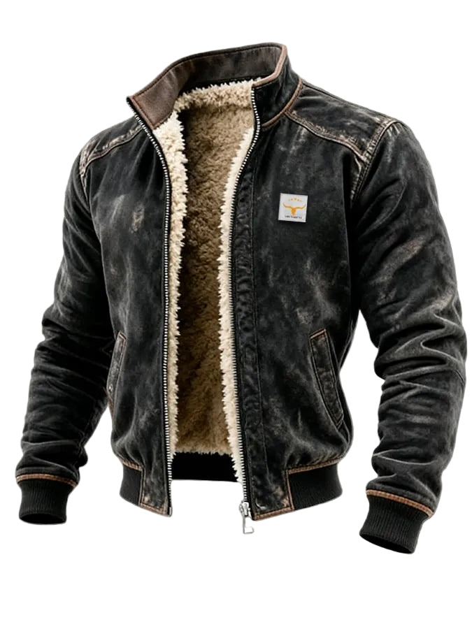 Men's Vintage-Style Insulated Thermal Jacket