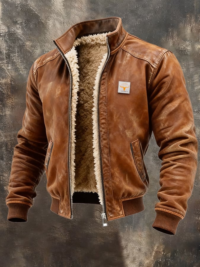 Men's Vintage-Style Insulated Thermal Jacket
