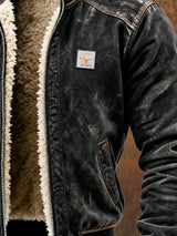 Men's Vintage-Style Insulated Thermal Jacket