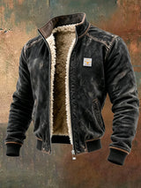 Men's Vintage-Style Insulated Thermal Jacket