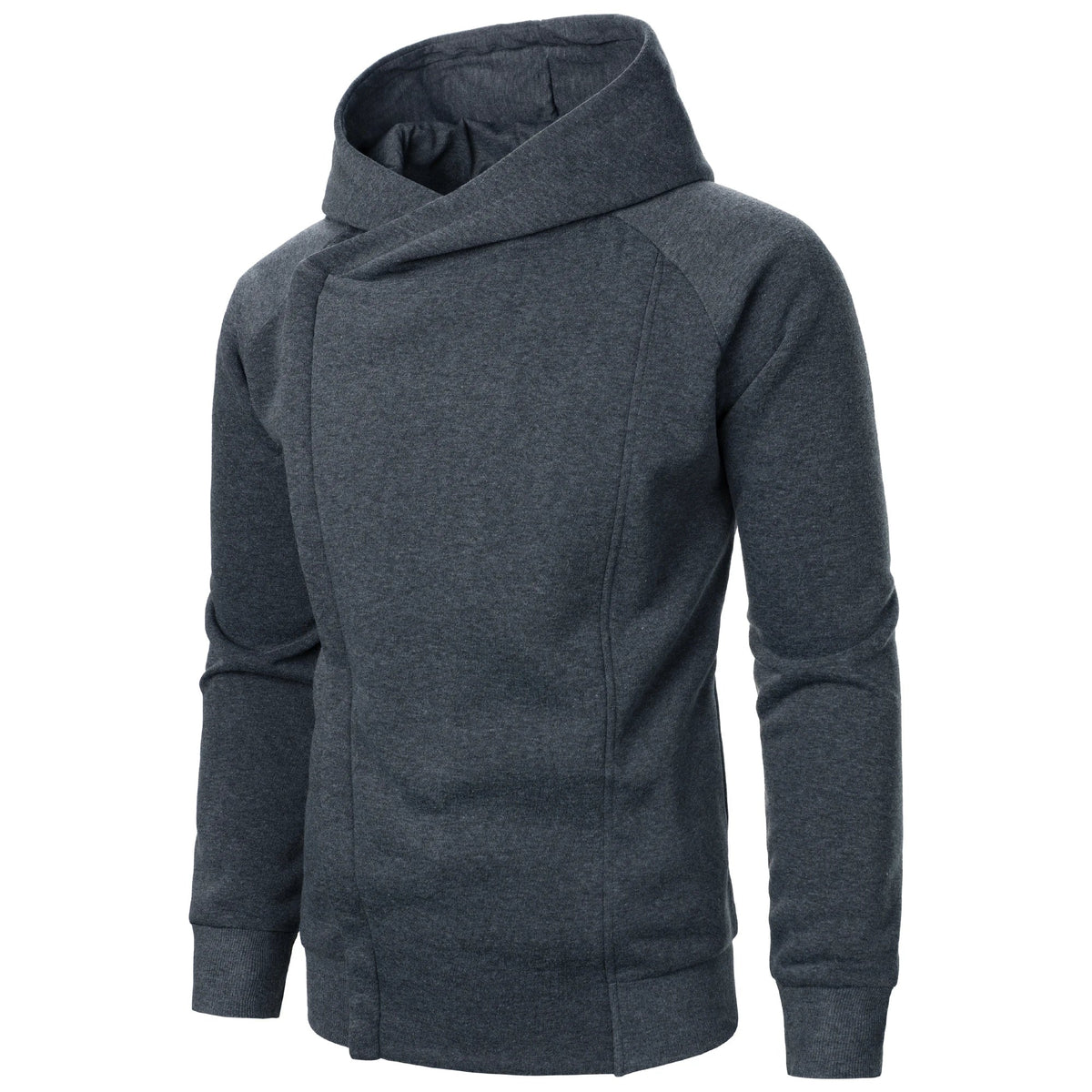 Men's Full-Zip Hoodie with Side Pockets