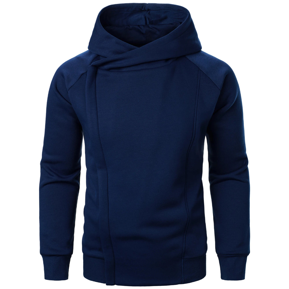 Men's Full-Zip Hoodie with Side Pockets