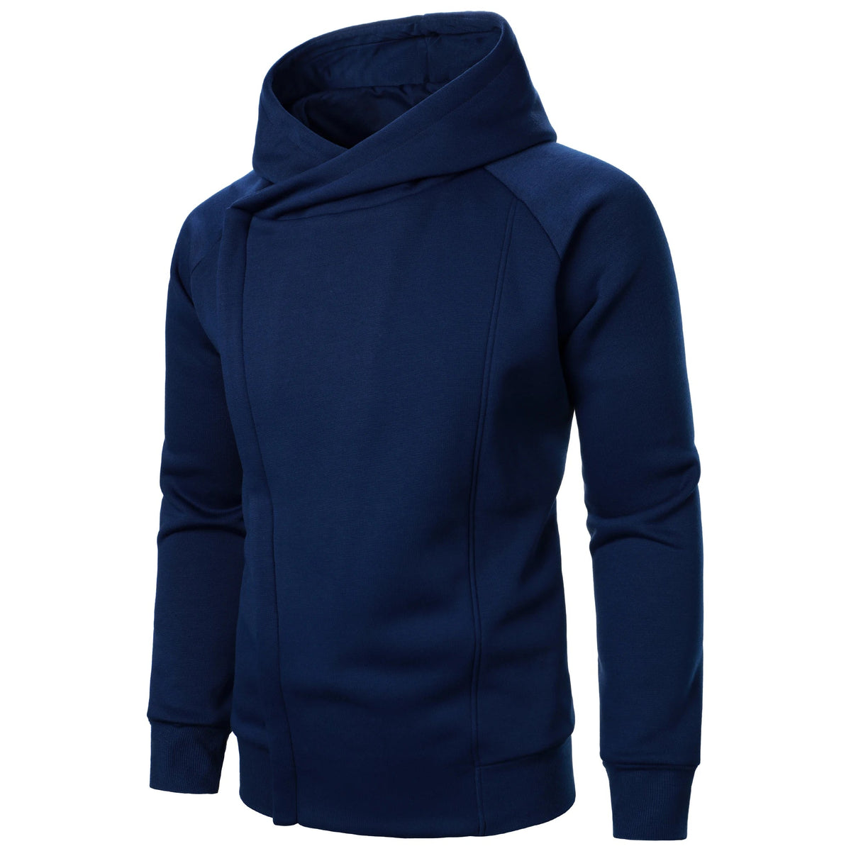 Men's Full-Zip Hoodie with Side Pockets