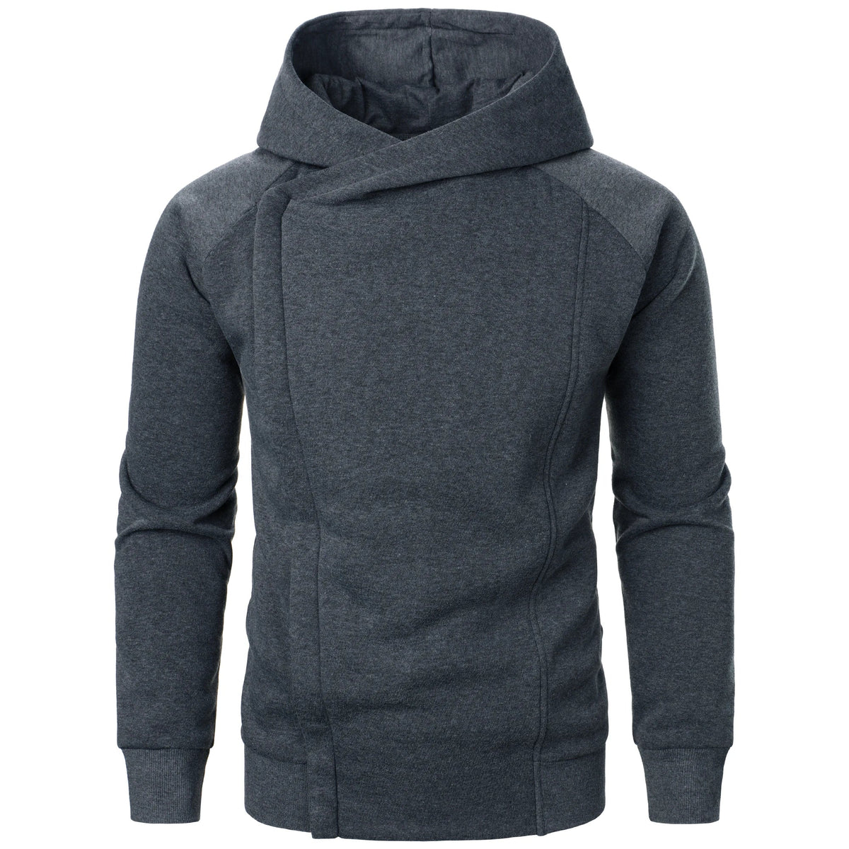 Men's Full-Zip Hoodie with Side Pockets