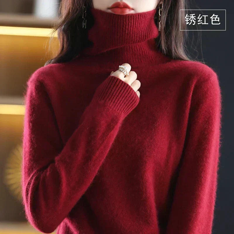 Park City Women's Cashmere Turtleneck Sweater