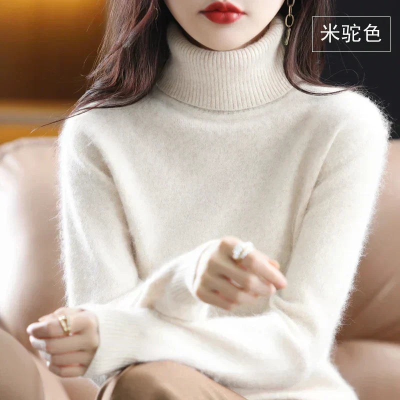 Park City Women's Cashmere Turtleneck Sweater