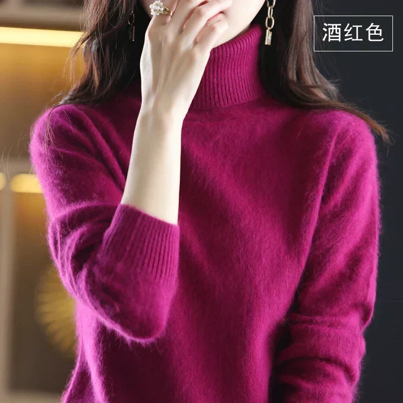 Park City Women's Cashmere Turtleneck Sweater
