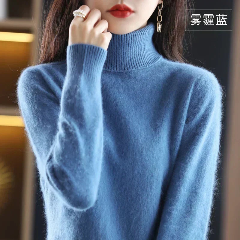 Park City Women's Cashmere Turtleneck Sweater