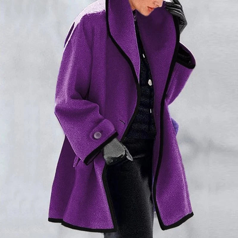 Toledo Tie-Front Button Trench Coat for Women