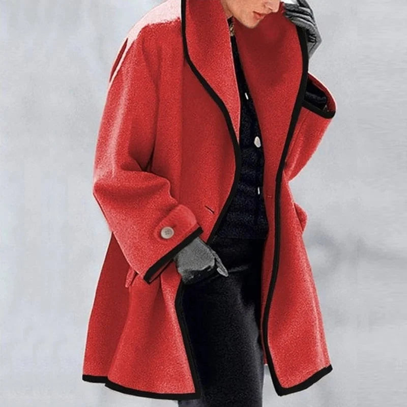 Toledo Tie-Front Button Trench Coat for Women