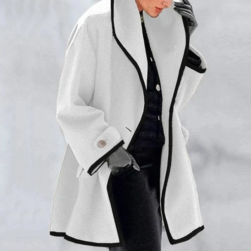 Toledo Tie-Front Button Trench Coat for Women
