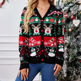 Women's Christmas Cardigan Holiday Knit Sweater