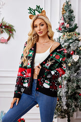 Women's Christmas Cardigan Holiday Knit Sweater