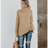 Breckenridge Chunky Ribbed Longline Turtleneck Sweater