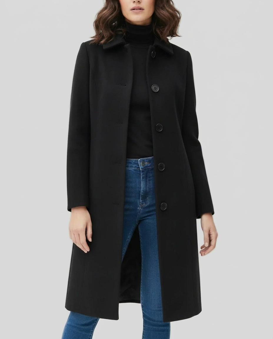 Chelsea Women's Long Single-Breasted Trench Coat
