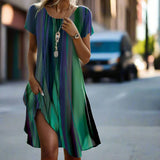 Lagos Boho Ombre Midi Dress